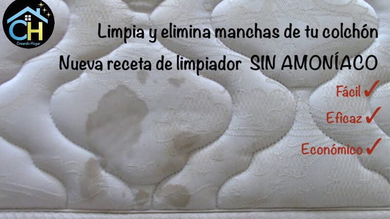 Limpieza del Colchón sin Amooníaco