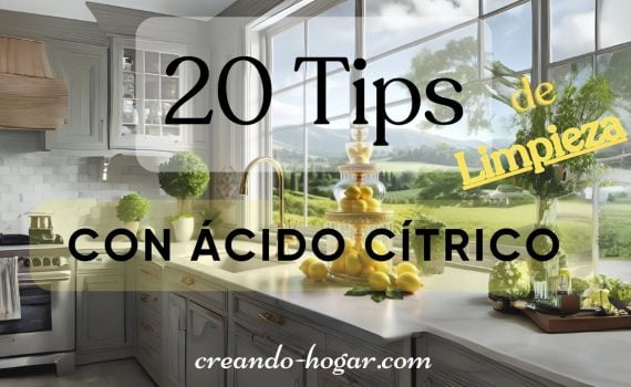 20 trucos de limpieza con ácido cítrico