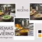 tres recetas de crema de invierno