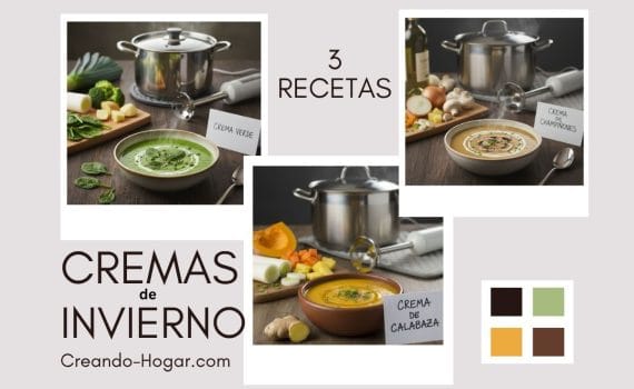 tres recetas de crema de invierno
