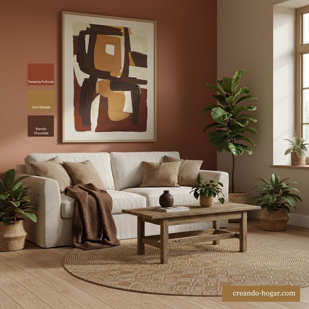 Tendencias de color de 2026: tonos tierra.